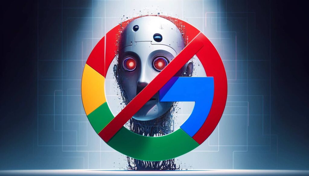 Google penalizeaza continutul generat de ai